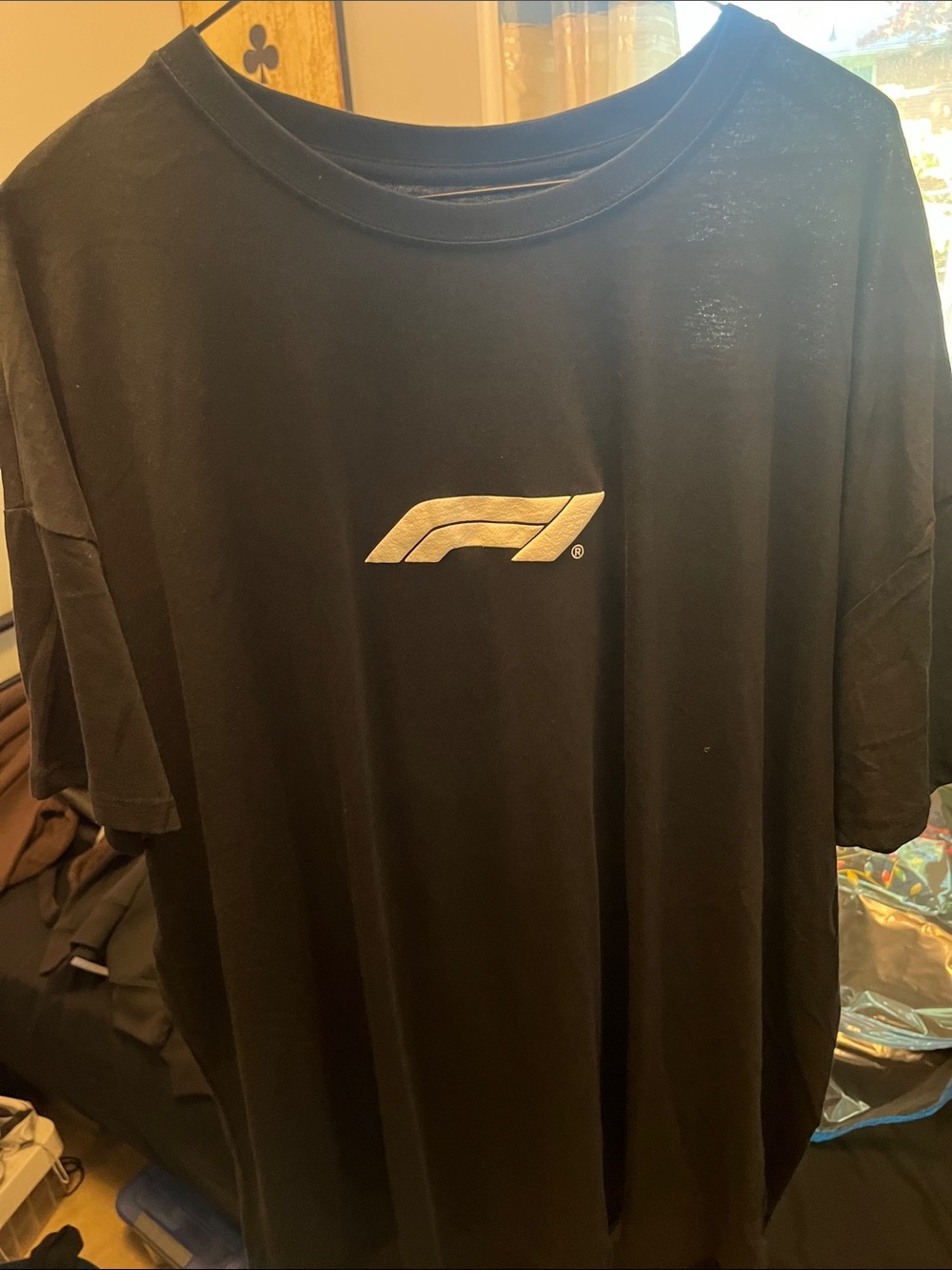 Black Graphic Logo Men's T-Shirt